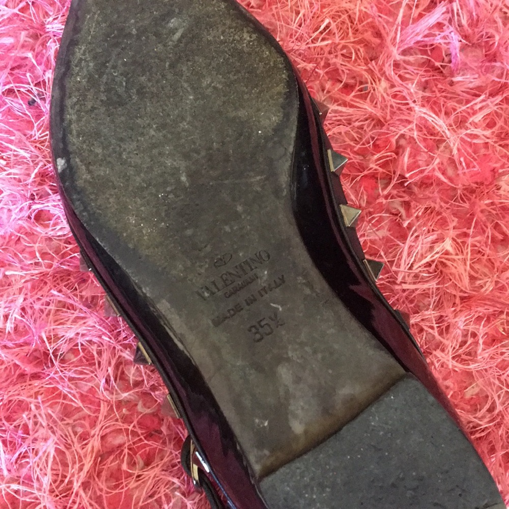 Valentino Black Garavani rockstar cage flats - Picture 4 of 4